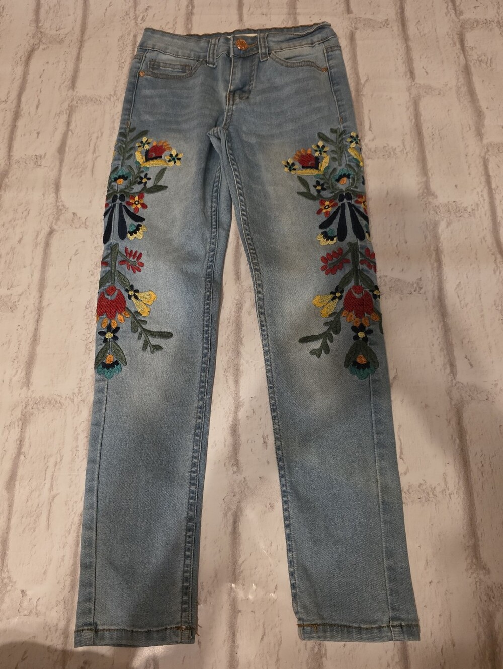 Denim diva girl's skinny jeans size 12